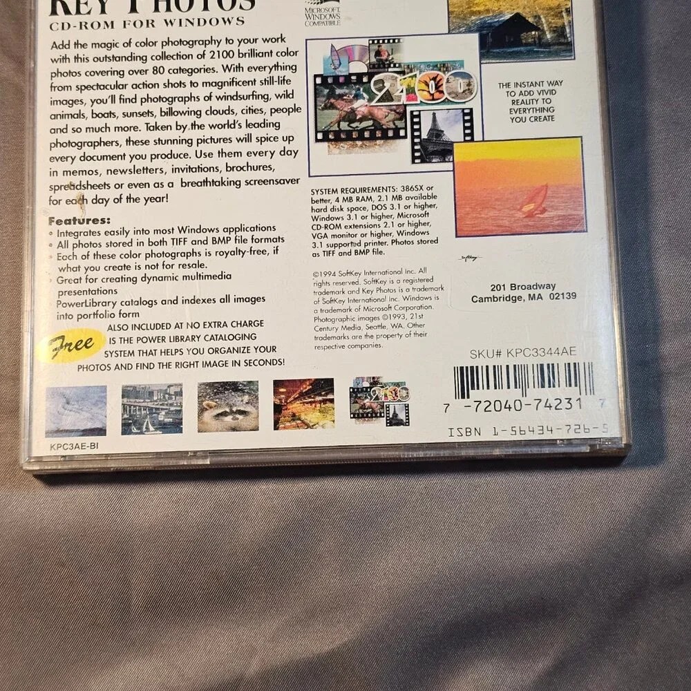Key Photos (2100 Photographs) CD-ROM For Windows (1994)